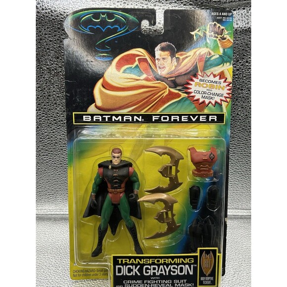 Transforming Dick Grayson Batman Forever Kenner 1995 Action Figure MOC - Picture 1 of 5